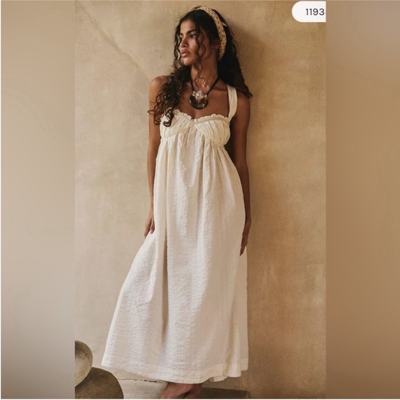 Free People Dresses & Skirts - Free People x free-est Poppy Midi Dress in Coconut Milk